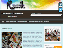 Tablet Screenshot of cenicientacinderella.com